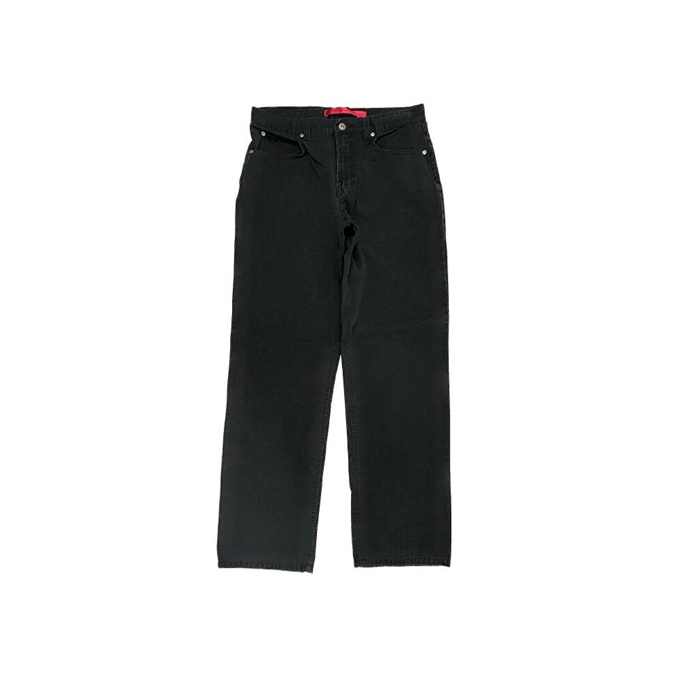 Gloria Vanderbilt Straight Leg Women's size 8 Black Chino‎ Pants